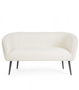 CANAPEA AVRIL WHITE BOUCLE 2 LOCURI