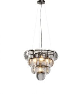 LUSTRA MODERNA DIN STICLA FUMURIE MARIPOSA THREE CIRCLE